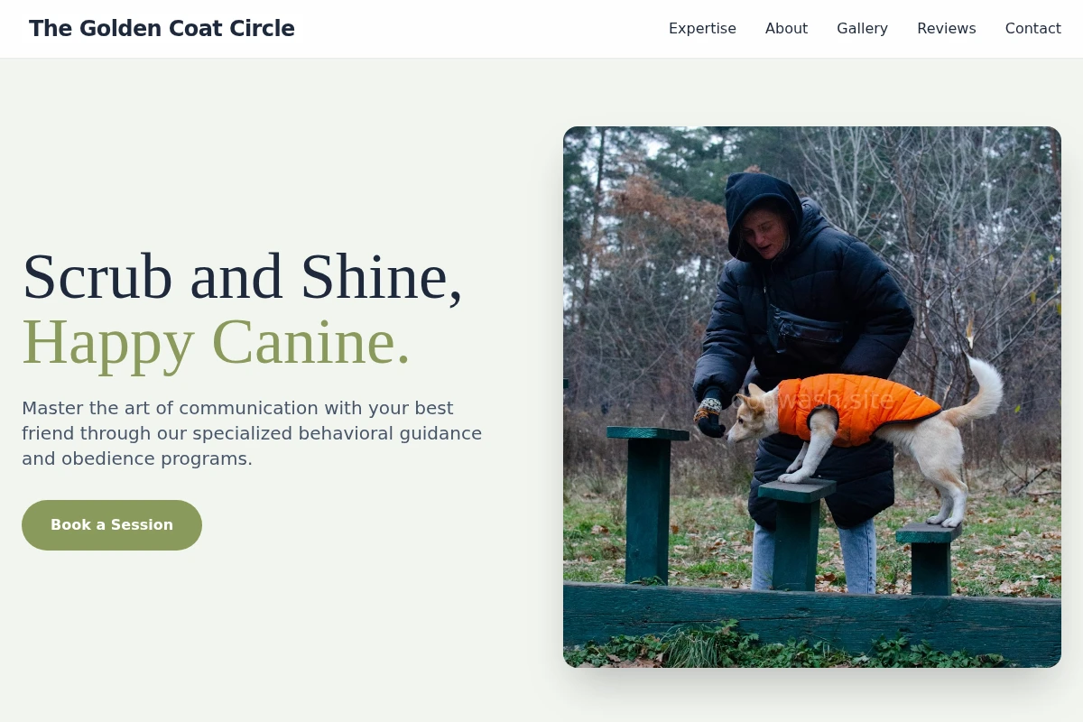 Dry Dog Training