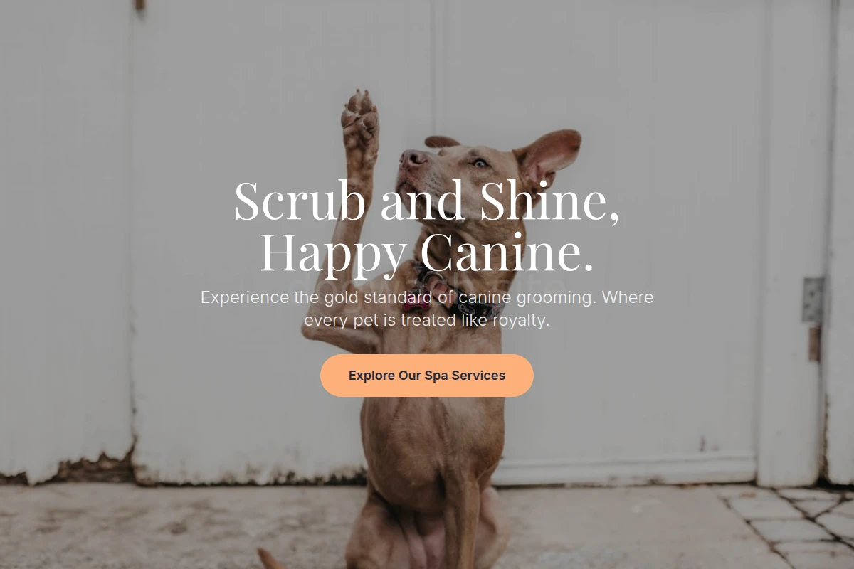 Scrub Dog Training