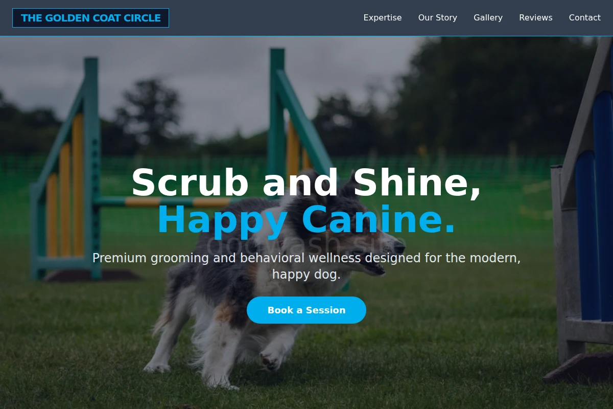 Shampoo Dog Training