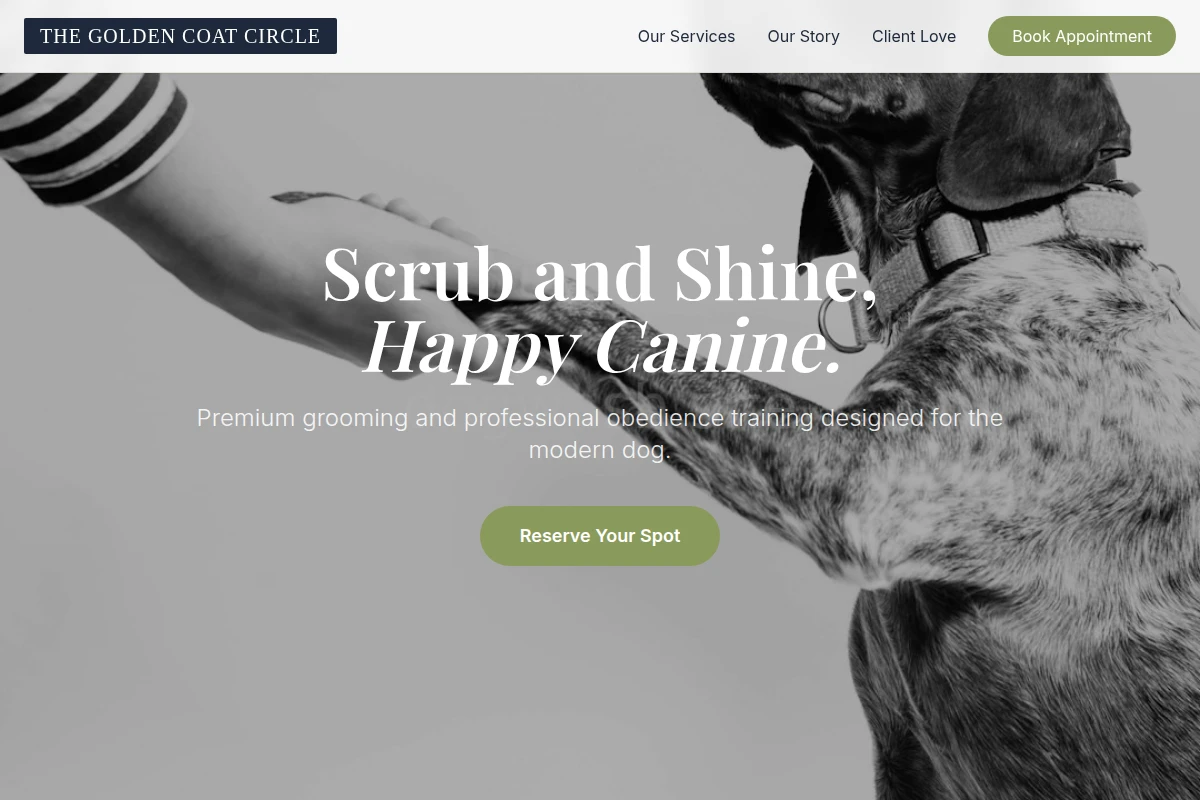 Groomer Dog Training
