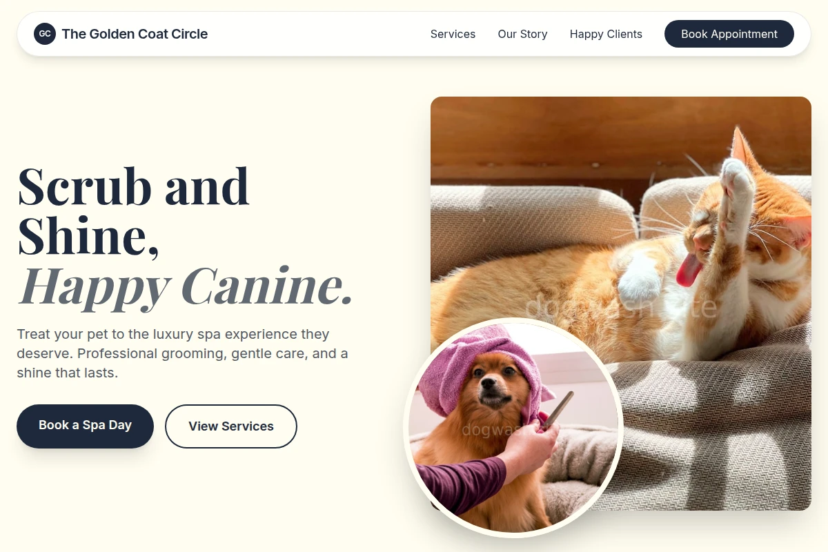 Soap Pet Grooming